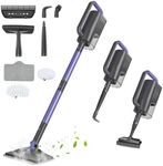 SQKMYSU 6-in-1 Steam Mop with Detachable Steam Cleaner (purple)