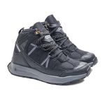 ASIAN Everest W-21 Women’s Trekking & Hiking Shoes | Durable Outdoor Footwear with Anti-Slip Outsole, Soft Cushion Comfort & Water-Resistant Upper | Ideal for Travel, Biking & Trails Black Grey