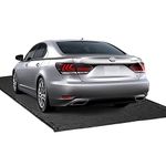 Hanjet Garage Car Mat Containment Floor Mat for Snow, Mud, Rain - 8Feet 6Inches x 20Feet, Black