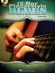 12-Bar Fingerstyle Blues: 25 Solo Pieces for Acoustic or Electric Guitar (Bk/Online Audio)