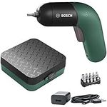 BOSCH IXO VI Screwdriver Professional | Cordless Electric Color 3.6V USB Rechargeble Lightweight Small Convenient Home Deco Li-ion Battery (Green)