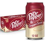 Dr Pepper Drink Can 355ml Pack , Cream Soda, 4260 Millilitre, (Pack of 12)