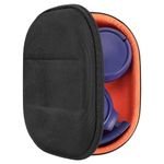 Geekria Shield Headphones Case Compatible with JBL, AKG, Sony, Skullcandy Case, Replacement Protective Hard Shell Travel Carrying Bag with Cable Storage (Black)