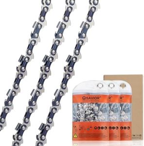SAVIOR Sägeketten 3/8"LP 1,3 mm 55 TG für 40 cm Schwert, Rückschlagsarme kette Kompatibel mit Stihl MS180 MS210 MS211, 3 Stück