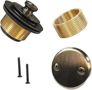 Bath Drain Hardware Single Hole - Antique Brass