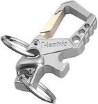 Hephis Bottle Opener Key Chain,Bigger Heavyduty Keychain,Car Key Chain for Men and Women(Silver and Gold)