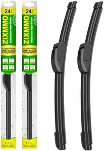 ZIXMMO QUALITY 24in + 24in Premium All-Season Windshield Wiper Blades for Original Equipment Replacement(Set of 2)