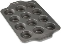 All-Clad Pro-Release Nonstick Bakeware Muffin Pan, 12 cup, Gray