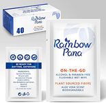 RainbowPana Flushable Wipes - 40 Co