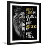 Chaka Chaundh - Hard Work Quotes Wall Frames - Success Motivational Posters with Frame (14 X 11 Inches) Multicolor