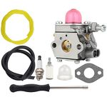 ATVATP 753-06190 WT-973 Carburetor for Troy Bilt TB22EC Carburetor TB80EC TB32EC YM21CS TB21EC TB2040XP TB22 String Trimmer Bolens BL110 BL160 BL160 Cub Cadet BC210 BC280 CC212 Tiller