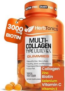 Herbtonics Multi Collagen Gummies Biotin Vitamin C