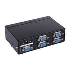 axGear 1 PC to 4 Port VGA Video Monitor Splitter Box W/Power