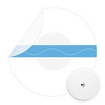 55Pack Freestyle Libre Adhesive Patches Breatheable Waterproof Libre Sensor Patches-Clear CGM Patches with No Glue in The Center-Enlite-Guardian-Freestyle Libre 14 Days Sensor Patches
