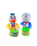 PRIMEFAIR Key-Operated Cute Drummer Toy for Toddler Kids Birthday Gift Drumming and Dancing Action for Kids (DUCK-DORE-02)