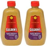 Spicy Brown Mustard, 24 oz,pack of 2 perfect for spreading on sandwiches