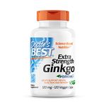 Doctor's BEST Extra Strength Ginkgo, Non-Gmo, Gluten Free, Vegan, Soy Free, Promotes Mental Function And Memory, 120 Mg, 120 Count (Pack Of 1) - Capsule