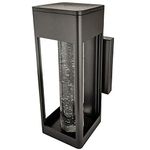 SUNLITE 81224-SU LED Open Cage Raindrop Wall Light Fixture 12 Watts, Dimmable, 500 Lumens, Oil Rubbed Bronze Finish with Bubble Glass, Outdoor Use, ETL Listed, 14 Inches, 30K - Warm White