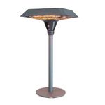 Kettler Kalos Universal Heater - Table Top Electric Patio Heater - Single Frost Halogen Heating - 2000W - Remote Control