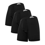 JustWears Active Mens Boxer Briefs, 3 Pack | Breathable Anti-Chafe Underwear with PouchTech™ Support | Moisture-Wicking MicroModal Air Cool Fabric | Seamless Sustainable Boxers for Men | Pants Gift