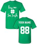 Custom Jerseys St Patrick's Day T Shirts - Saint Pattys Jersey Tee & Irish Outfits