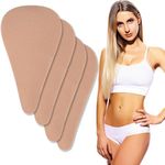 KEAGAN 4 Pcs Camel Toe Concealer Seamless Camel Toe Preventer Reusable Invisible Anti Camel Toe Cover for Women Leggings Swimwear Breathable Hypoallergenic Adhesive Covers for Seamless Style Yellow