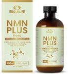 MapleLife Nutrition – NMN PLUS 500 mg - with CoQ10, Resveratrol, and Vitamin B6 – NAD+ Supports Energy & Metabolism – Anti-Aging – Liposomal Encapsulation Nutrient System – 450 ML