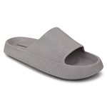 Hygear Men's Xpress Light Grey Slippers_8 UK (HG-GE-1004)