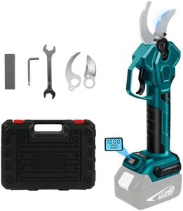 Cordless Electric Pruning Shears for Makita 18V LCD Display Max Opening 65mm Electric Secateurs Battery Scissors Garden Cordless Pruner for Pruning Trees and Shrubs and Fruit Trees (Without Battery)