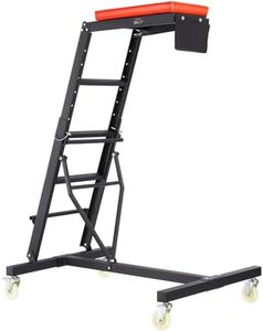 VEVOR Top Automotive Creeper, with Adjustable Height 45.7" to 66.3", 400 LBS Capacity High Creeper, 4 Swivel Caster Wheels, Heavy Duty Foldable Creeper for Auto Repair and Maintenance