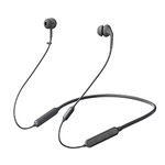 233621 Wave Sport Wireless Earphones Neckband Bluetooth Headphones [15Hrs Playtime] IPX5 Water Resistant Running Earbuds with Built-in Mic, BT5.0 and Stable Fit for Gym & Workouts (Black)