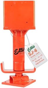 Ellis Manufacturing Adjustable Screw Jack - Ultra Strong Support Post, House Jack for Floor Leveling, Foundation, and Joist Stabilization - 30,000 Safe Load Capacity, 6” Adj. - Painted (6x6)