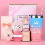 Birthday Gifts for Women, Mum Birthday Gifts, Christmas Gifts for Her, Personalised Travel Mug Insulated Tumbler Gifts Set for Women, Ladies Pamper Gifts for Mom, Sister, Best Friend, Wife, Daughter