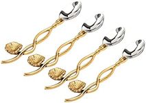 Godinger Appetizer Spoon, Salad Spoon Dessert Spoon Set, Mayfair, Set of 4