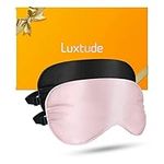 Luxtude 2 Pack Silk Eye Masks for S