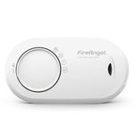 FireAngel Carbon Monoxide Detector 10-Year Life Sealed Battery - FA3820 Carbon Monoxide Alarm for Home and Holiday - Portable CO Alarm - Travel Carbon Monoxide Detector and Monitor - White