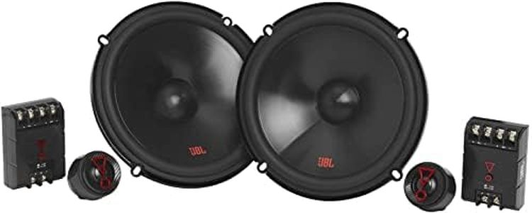 JBL Stage3 607CF 2-Way Car Sound System - 250 Watt Components JBL Pro Sound Car Speaker Box Set with 160 mm - 6.5 Inch Built-in Speaker and Built-in Tweeter