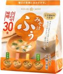 Hikari Miso Instant Japanese Miso Soup, 4 Flavours, Pack of 30 Miso Soups (Wakame Seaweed, Green Onions, Tofu, Fried Tofu)