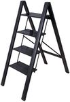 BAOYOUNI 4 Step Ladder Lightweight 