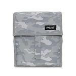 PackIt PKO-PC-TCG Freezable Lunch Bag with Zip Closure, Polyester, Tonal Camo Gray