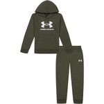 Under Armour Boys Big Logo Tracksuits Set Infant Marine/White 5-6 Years