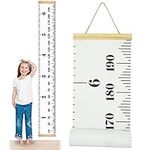 LEEQBCR 1 x Baby Growth Chart Canvas Wall Hanging Measuring Rulers for Kids Boys Girls Room Decoration Nursery Removable Height and Growth Chart Wall Height Chart Wall Ruler 7.9 x 79 inch