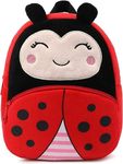 blue tree Cute Kids Backpack Toddler Bag Plush Animal Cartoon Mini Travel Bag for Baby Girl Boy 1-6 Years, Ideal for Gifting for Kids (Red Bee)