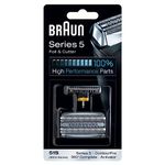 Braun Series 5 Electric Shaver Replacement Head, Easily Attach Your New Shaver Head, Compatible All Old Generation Series 5 Electric Shavers, 51S, Silver