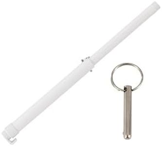 PetSafe Sliding Glass Pet Door Security Bar - Adjustable Up to 28 Inches - Fits Sliding Glass Doors Up to 72 Inches - Easy-to-Install with Screws or Adhesive Strips - Compatible Pet Entrance