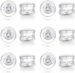 12PCS 18K Earring Backs for Studs, 