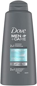 Dove Men + Care Fortifying 2 in 1 Shampoo & Conditioner for visibly healthier-looking hair Anti Dandruff hair care with pyrithione zinc and caffeine 750 ml