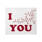 CafePress Oxytocin I Love You Throw Blanket Super Soft Fleece Plush Throw Blanket, 60"x50"