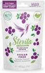 Stevita Hard Candy, Glorious Grape - 25 Individually Wrapped Pieces - Sugar & Aspartame Free - Naturally Flavored & Sweetened - Non-GMO, Gluten Free, Keto Friendly