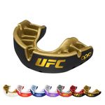 OPRO Gold Level UFC Mouthguard, Adults and Kids Sports Mouth Guard, Featuring Revolutionary Fitting Technology for Lacrosse, Boxing, MMA, Martial Arts, BJJ and All Contact Sports (Black,Adult)